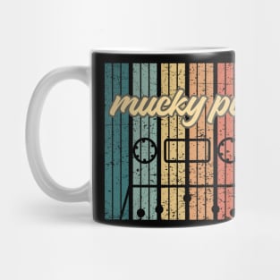 mucky pup cassette retro vintage Mug